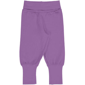 Maxomorra Rib Pants - Purple