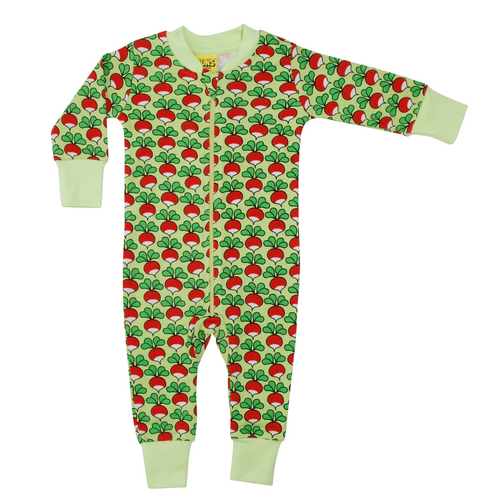 Duns Zipsuit - Radish - Sharp Green