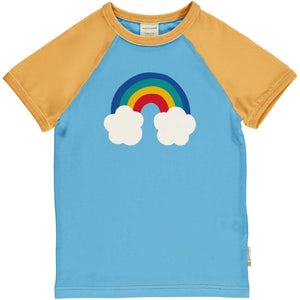 Maxomorra Raglan T-shirt - Rainbow