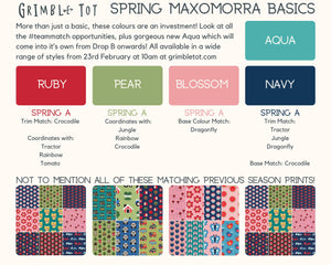 Maxomorra - Short Sleeve Bodysuit - Pear