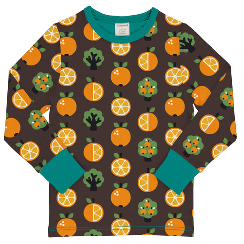 Maxomorra Long Sleeve Top - Orange