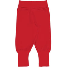 Load image into Gallery viewer, Maxomorra - Rib Pants - Ruby