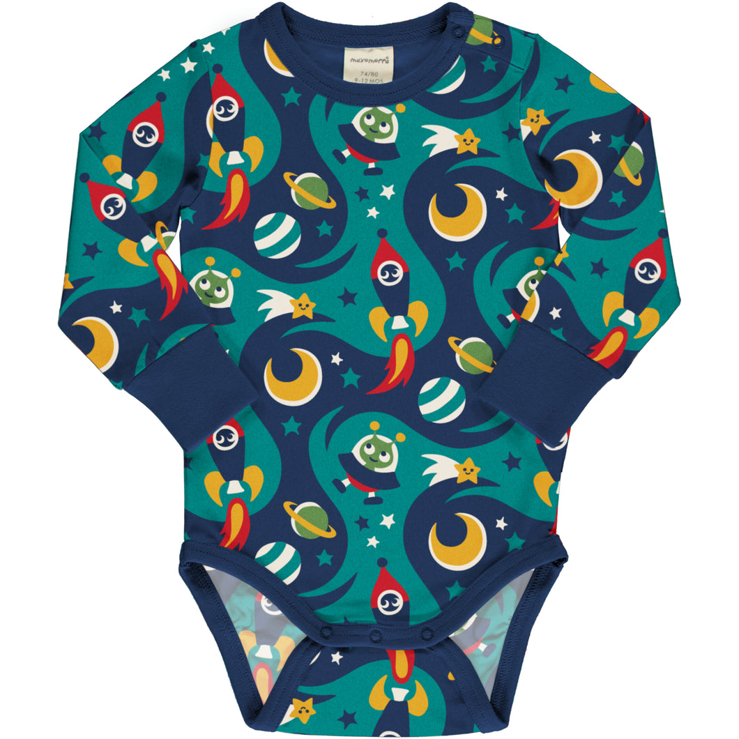 Maxomorra Long Sleeve Body - Space