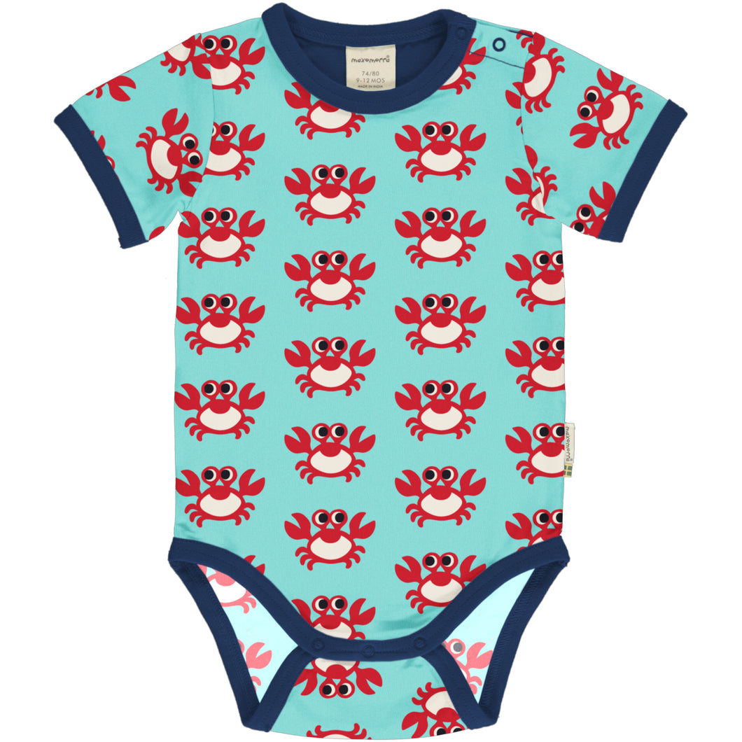 Maxomorra Short Sleeve Body - Crab