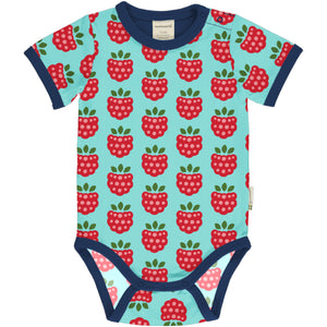 Maxomorra Short Sleeve Body - Raspberry