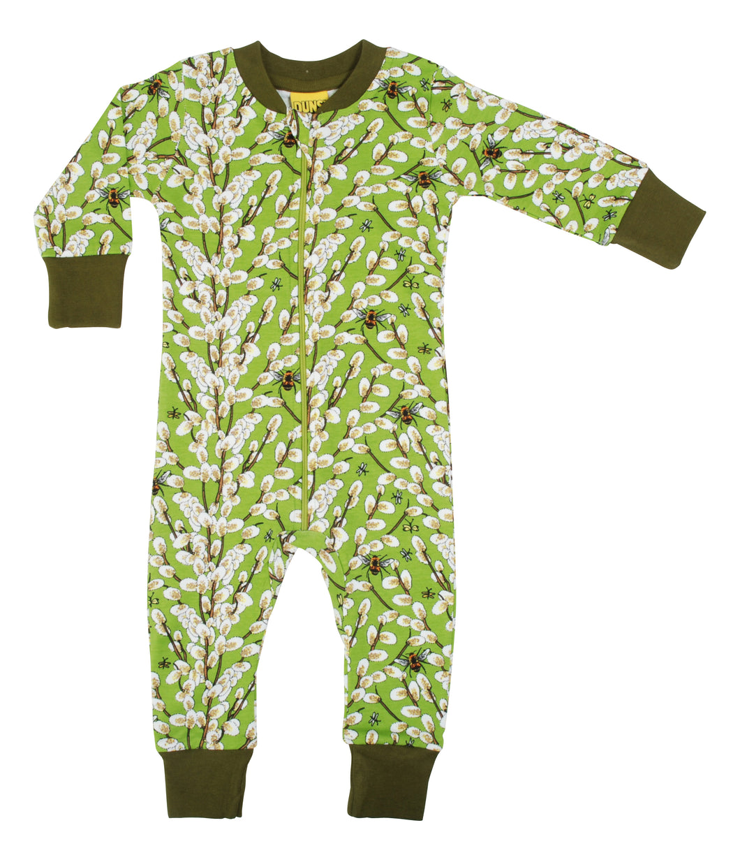 Duns Zipsuit - Goat Willow - Greenery