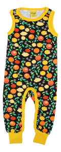 Duns Dungarees - Citrus - Black