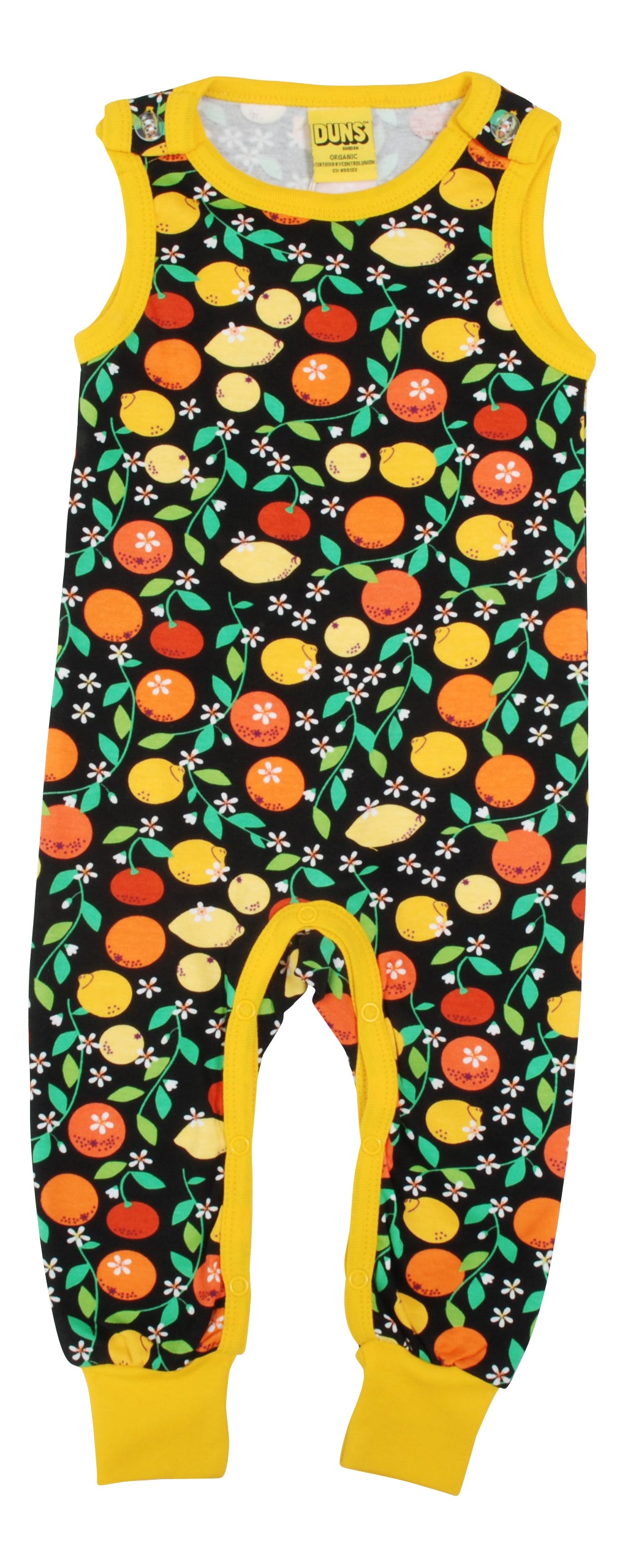 Duns Dungarees - Citrus - Black