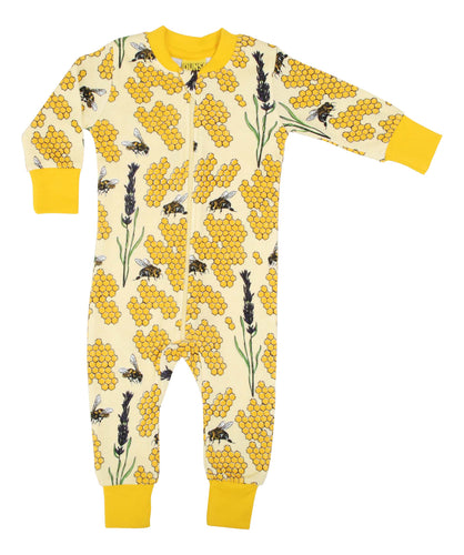 Duns Zipsuit - Bee - Yellow