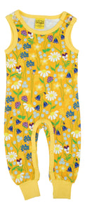 Duns Midsummer Flowers Yellow Dungarees