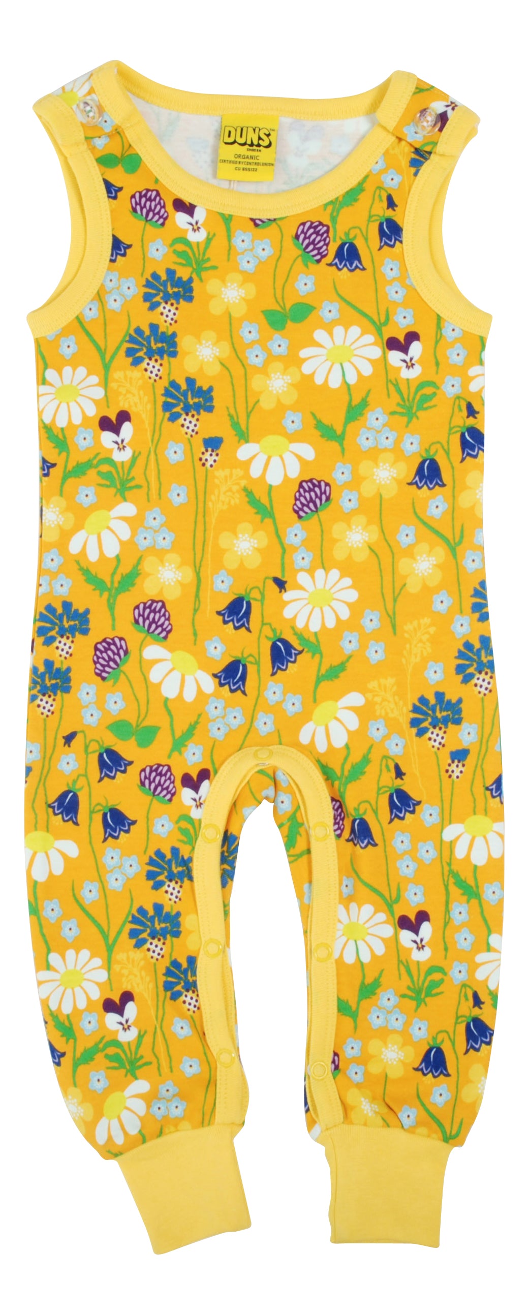 Duns Midsummer Flowers Yellow Dungarees