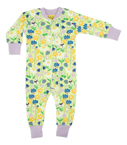 Duns Midsummer Flowers Green Zipsuit