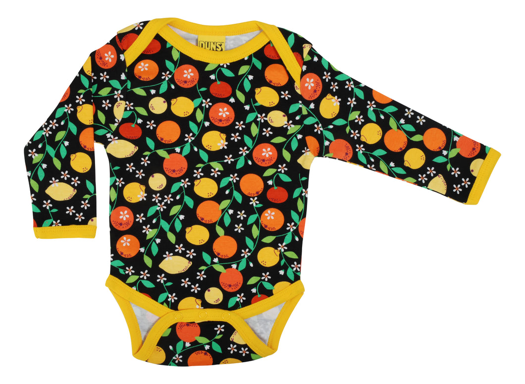 Duns Long Sleeve Body - Citrus - Black