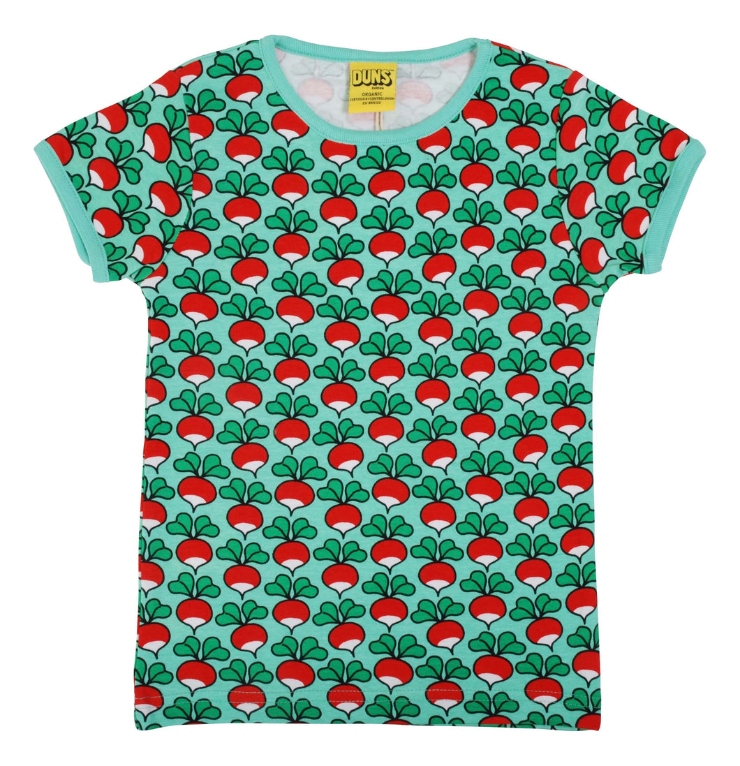 Duns Short Sleeve Top - Radish - Electric Green