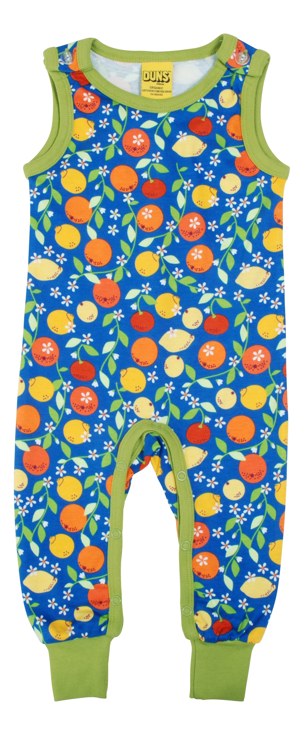 Duns Dungarees - Citrus - Blue