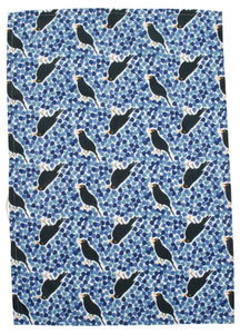 Duns Kitchen Towel - Blackbird - Blue
