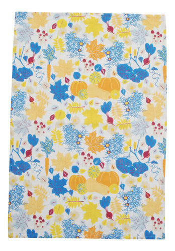 Duns - Teatowel - Fall Flowers