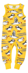 Duns Dungarees - Puffin - Yellow Chrome