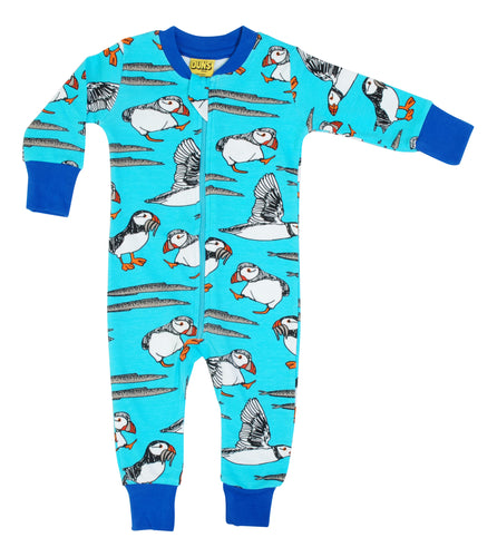 Duns Zipsuit - Puffin - Blue Atoll