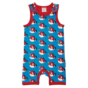 Maxomorra Short Playsuit - Anglerfish
