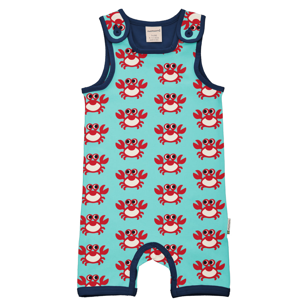 Maxomorra Short Playsuit - Crab