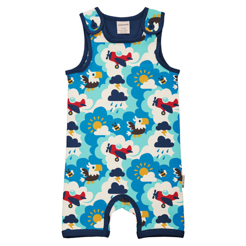 Maxomorra Short Playsuit - Sky