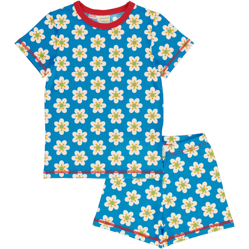 Maxomorra Short Sleeve PJs - Anemone