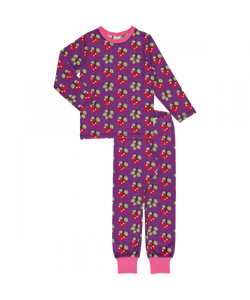 Maxomorra Long Sleeve PJs - Arctic Berry
