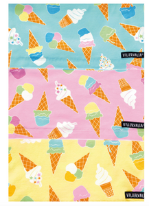 Villervalla Short Sleeve Top - Ice Cream - Light Maize