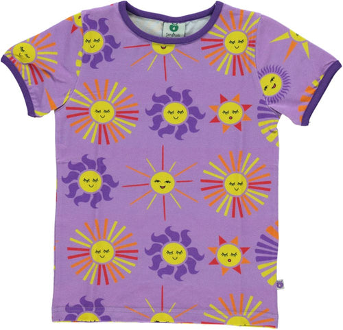 Småfolk T-shirt - Sun - Viola