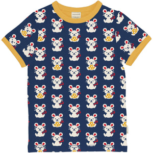 Maxomorra - Short Sleeved Top - Mouse