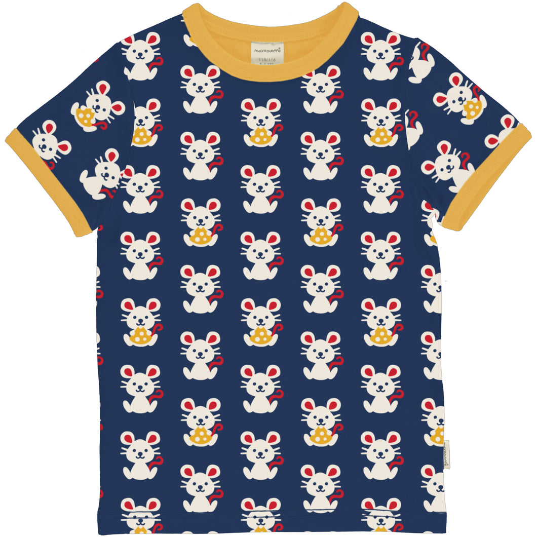 Maxomorra - Short Sleeved Top - Mouse