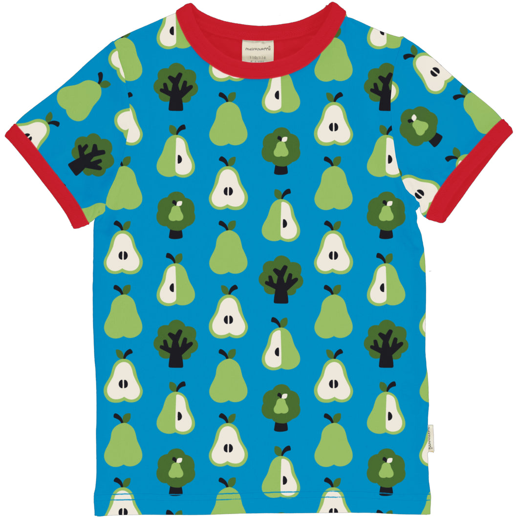 Maxomorra - Short Sleeved Top - Pear